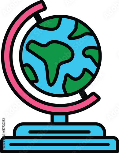 Globe Filled Icon