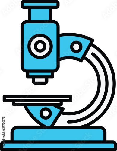 Microscope Filled Icon