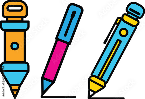 Pen Filled Icon Collection