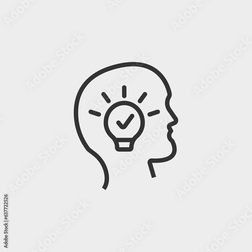 project management vector icon illustration sign. Business organisation icon for web and mobile app