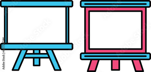 Whiteboard Filled Icon