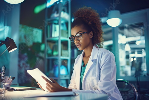 woman doctor at hospital