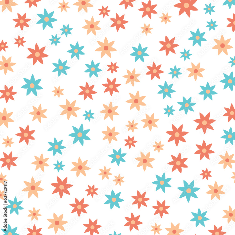 Abstract Floral Pattern Background Abstract Floral Pattern Background