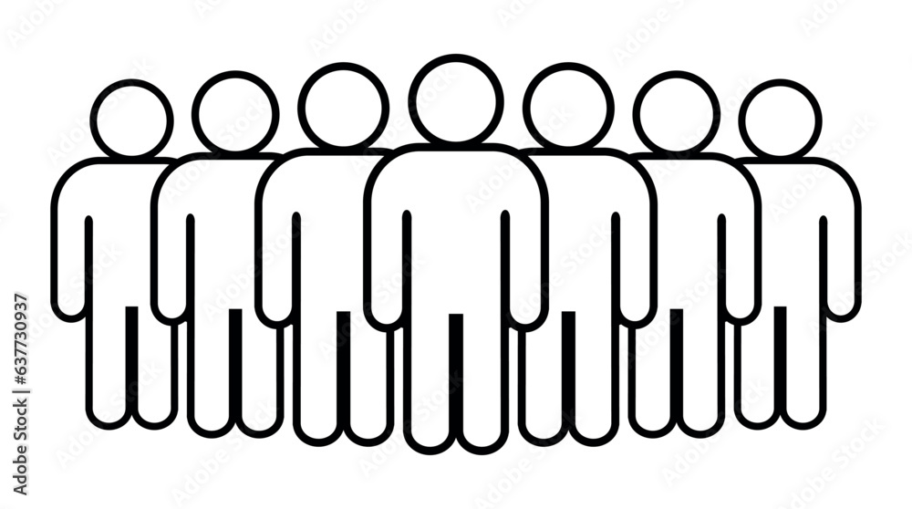 Symbol, ikona ludzi. Plik wektorowy. Symbol, ikona ludzi. Plik wektorowy.