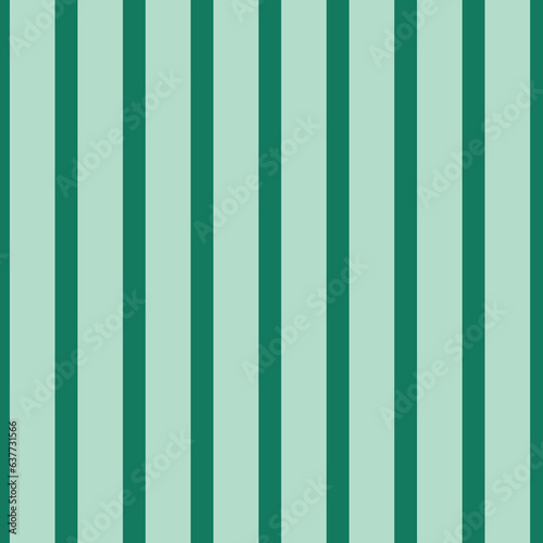 Abstract geometric seamless pattern. Green Vertical stripes. Wrapping paper. Print for interior design and fabric. Kids background. Backdrop in vintage and retro style.