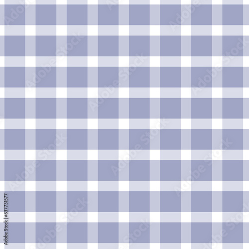 Gingham seamless pattern.Blue and white background texture. Checked tweed plaid repeating wallpaper. Fabric design.