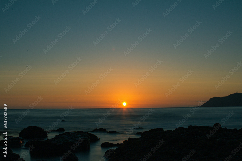 Fototapeta premium sunset over the sea
