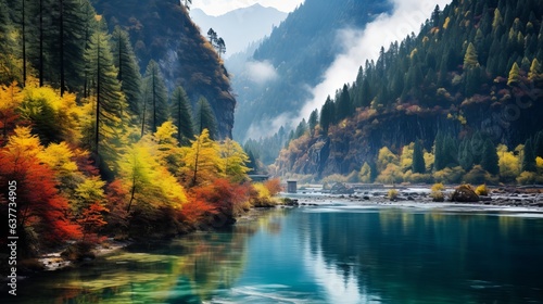 Jiuzhaigou Valley, Sichuan, China - Pristine Beauty of Nature photo