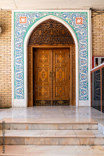 Decorated gate in Tashkent