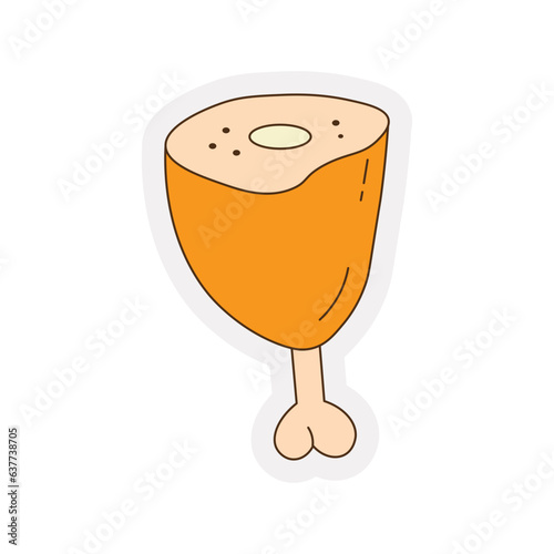 Food Doodle Sticker