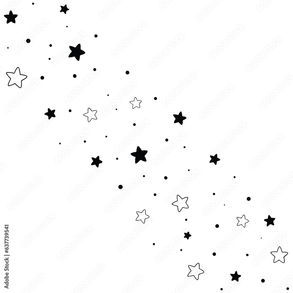 Star Pattern Background.pattern of star doodle.Star hand drawn. Star Pattern Background.pattern of star doodle.Star hand drawn.