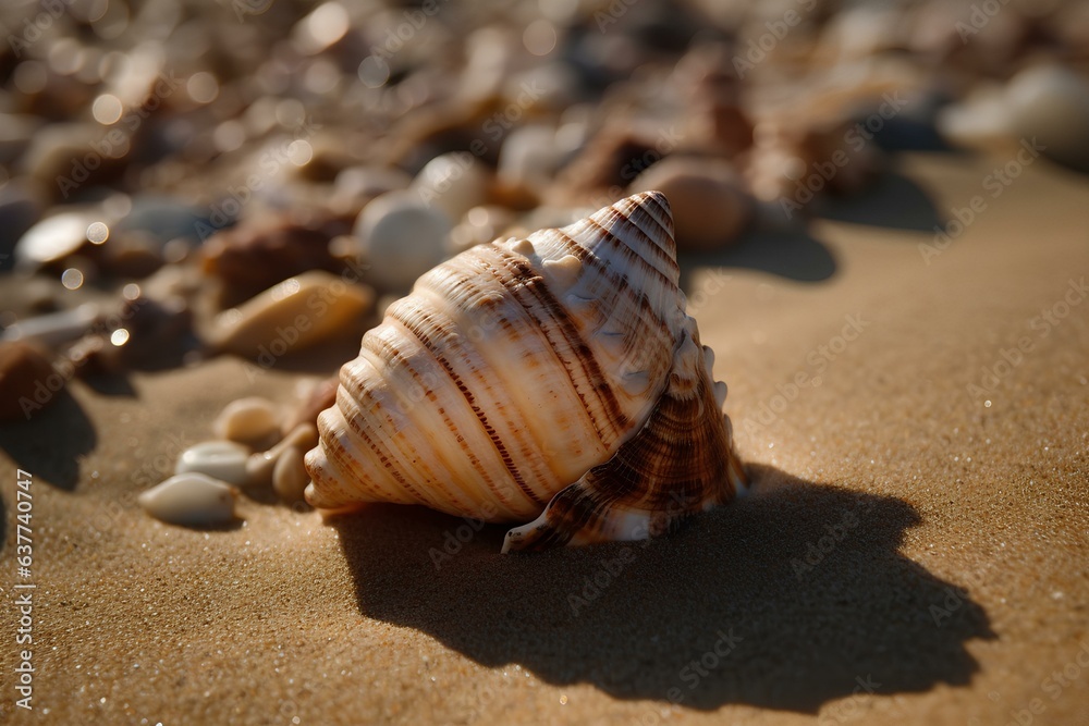 seashell on the beach made by midjourney seashell on the beach made by midjourney