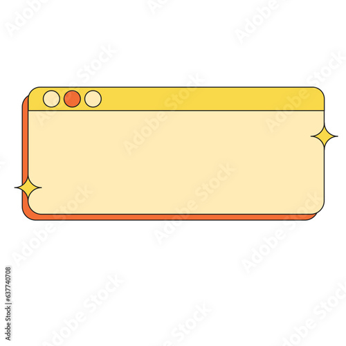 UI Retro Text Box