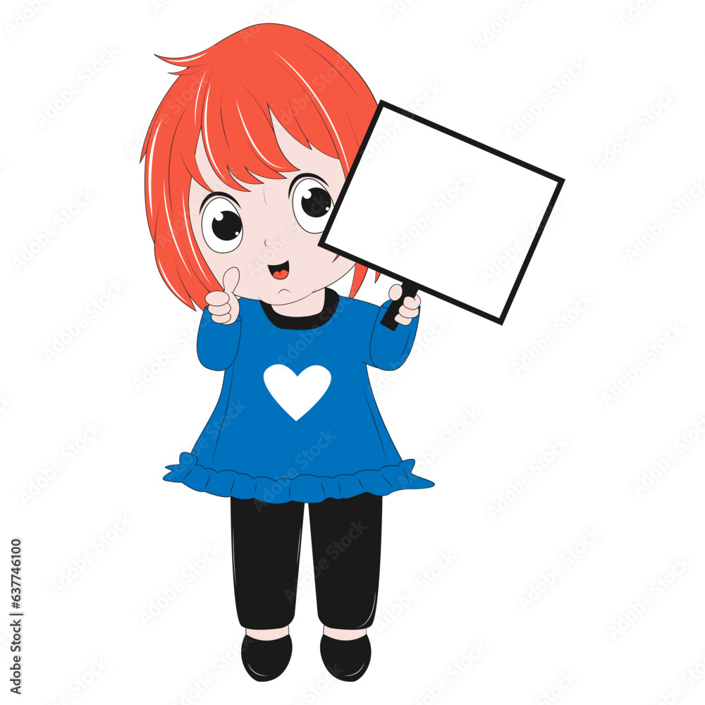 cute girl cartoon illustration cute girl cartoon illustration