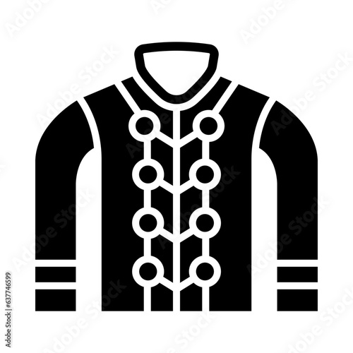 Marching Uniform Glyph Icon Design