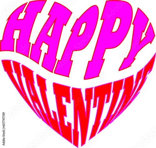 heart shaped happy valentine balloon 