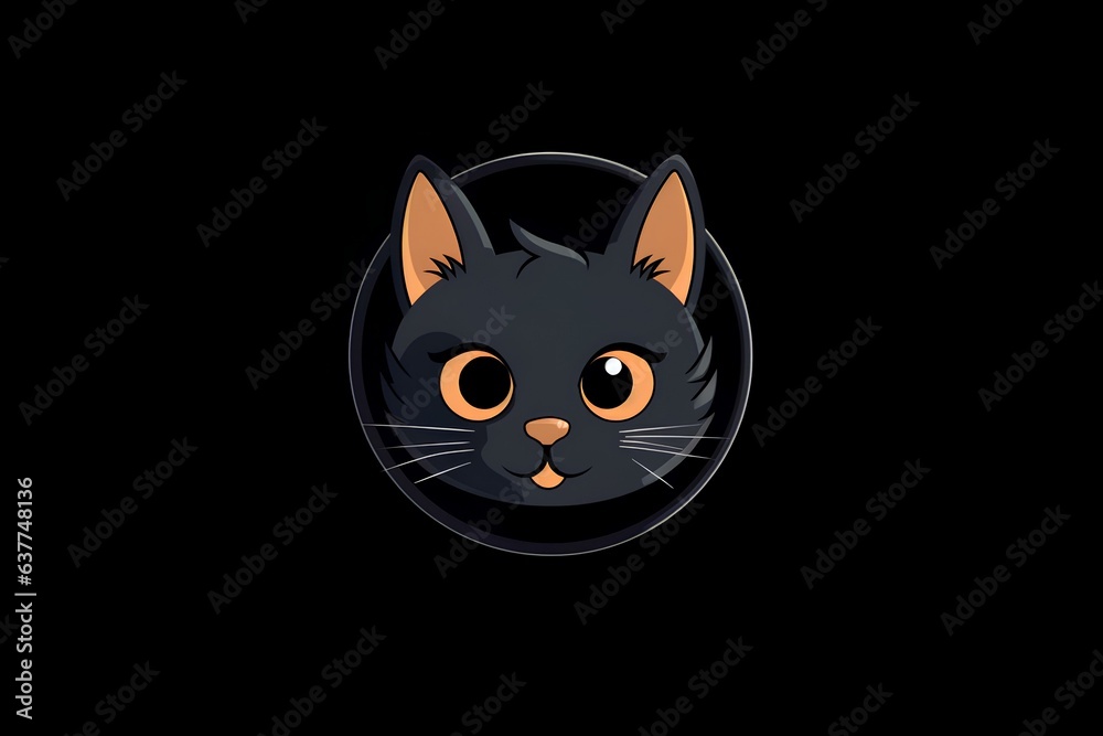 black cat made by midjourney black cat made by midjourney