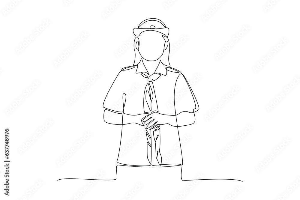 Continuous one line drawing Selamat Hari Sumpah Pemuda. Translation: Happy Indonesian Youth Pledge concept. Doodle vector illustration. Continuous one line drawing Selamat Hari Sumpah Pemuda. Translation: Happy Indonesian Youth Pledge concept. Doodle vector illustration.