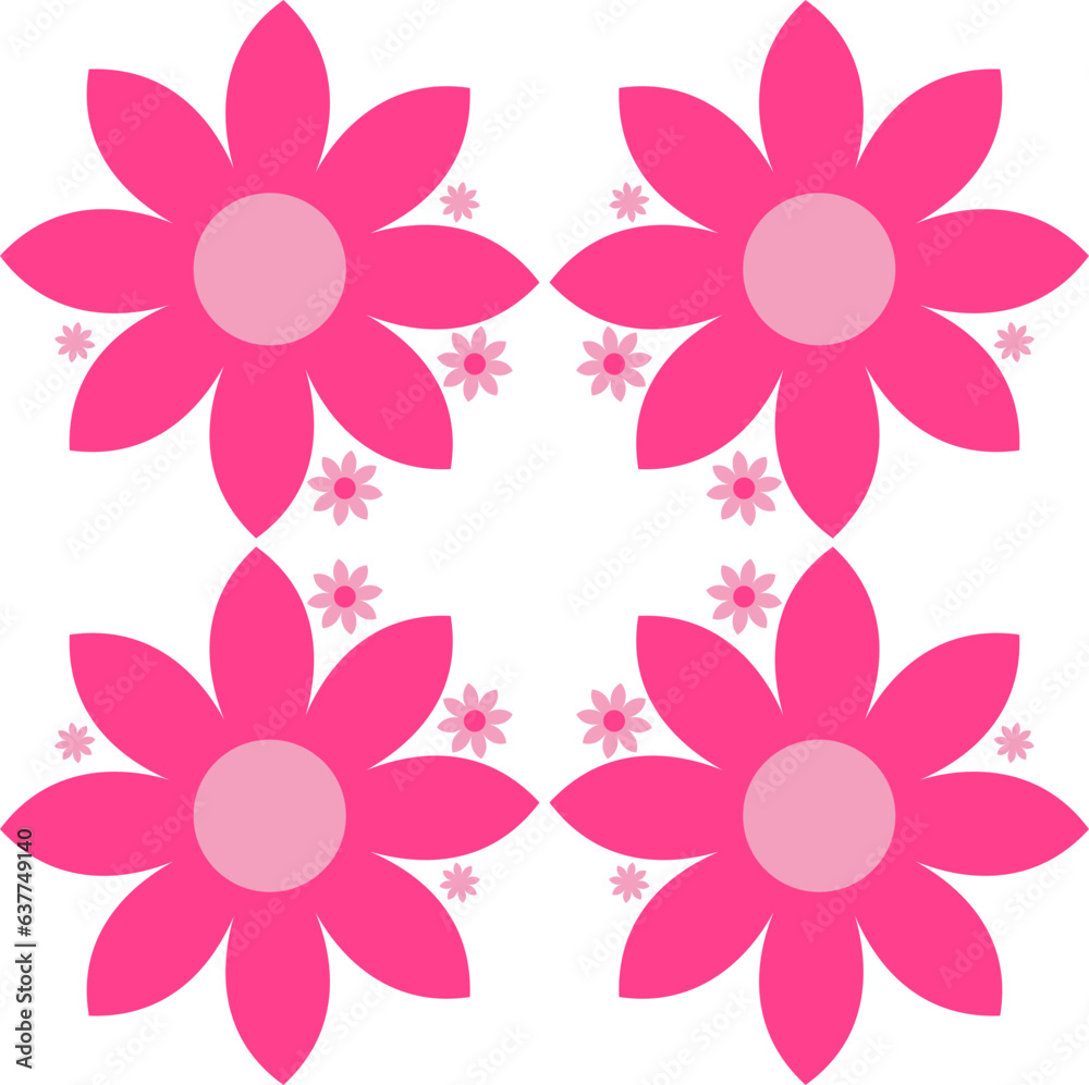 Obraz premium pink flower petal decoration 