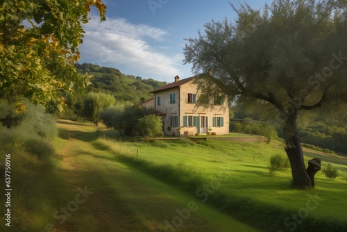 country house in the countryside made by midjourney