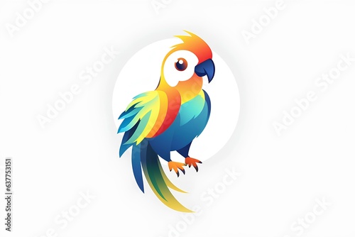 blue and yellow macaw made by midjourny
