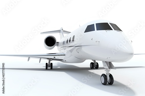 airplane isolated on white made by midjourney