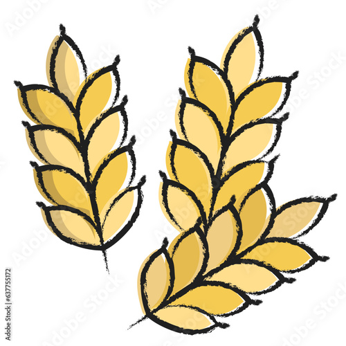 Hand drawn Crop icon