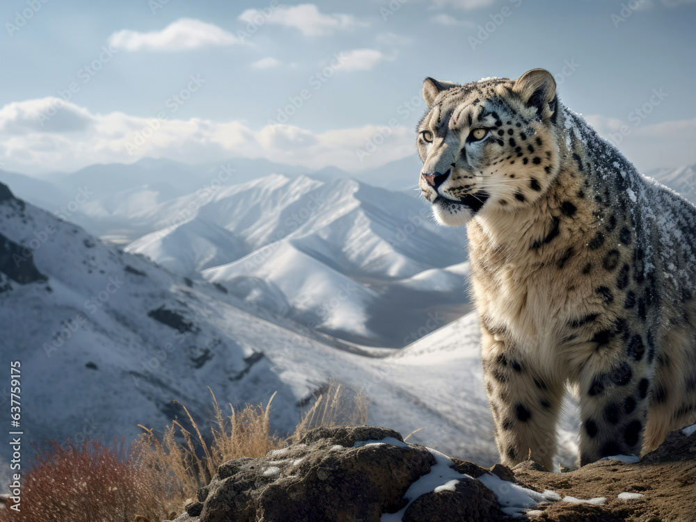 Snow leopard Irbis Snow leopard Irbis