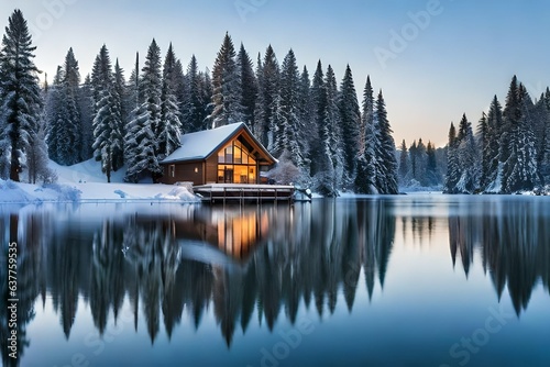 house in the mountains