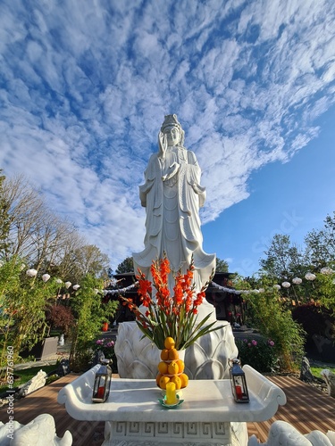 Bild einer Buddhastatue im Loc Uyen Tempel in Rostock - Lichtenhagen photo