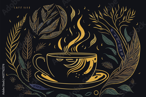 International Day of Coffee illustration