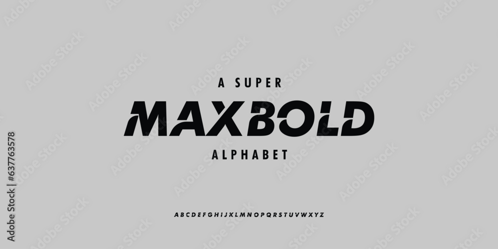 Bold and Italic alphabet typography font vector for logo and branding Bold and Italic alphabet typography font vector for logo and branding