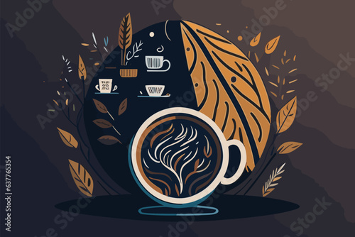 International Day of Coffee illustration