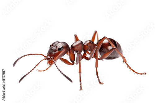 Ant Isolated on Transparent Background - Generative AI © Happymoon