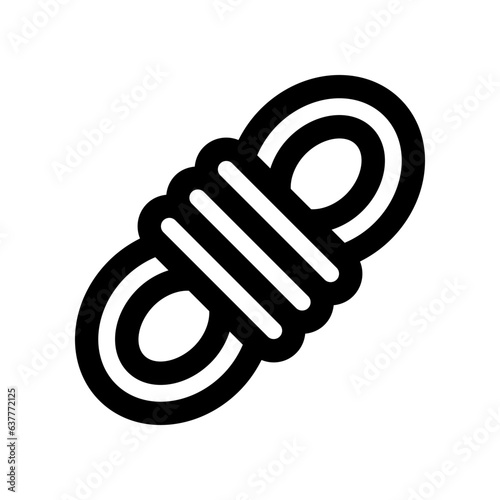 rope icon. vector icon for your website, mobile, presentation, and logo design.