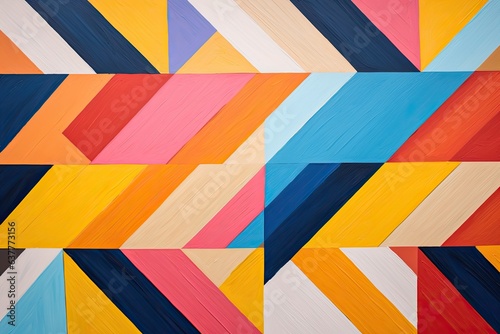 Colorful wood texture background. Close up of colorful wood texture background. A striking abstract geometric pattern composed of intersecting lines  AI Generated