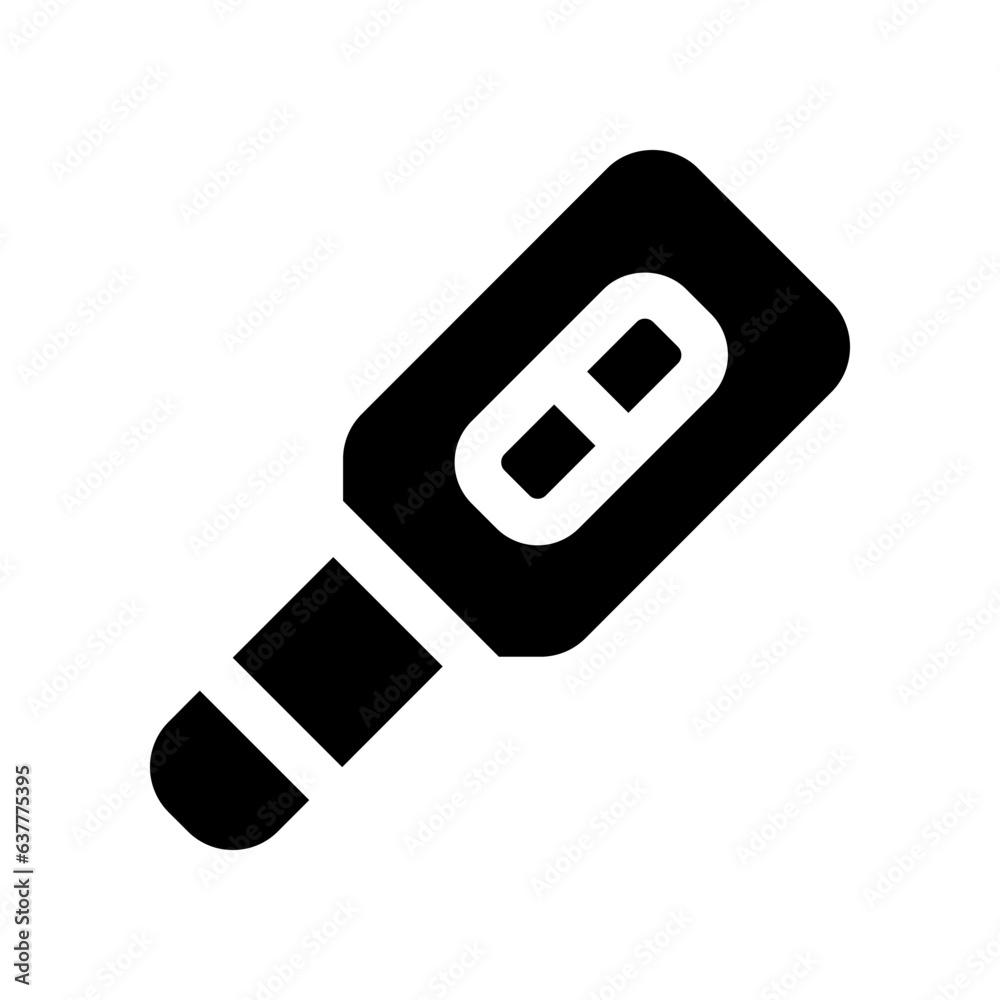 thermometer glyph icon. vector icon for your website, mobile, presentation, and logo design. thermometer glyph icon. vector icon for your website, mobile, presentation, and logo design.