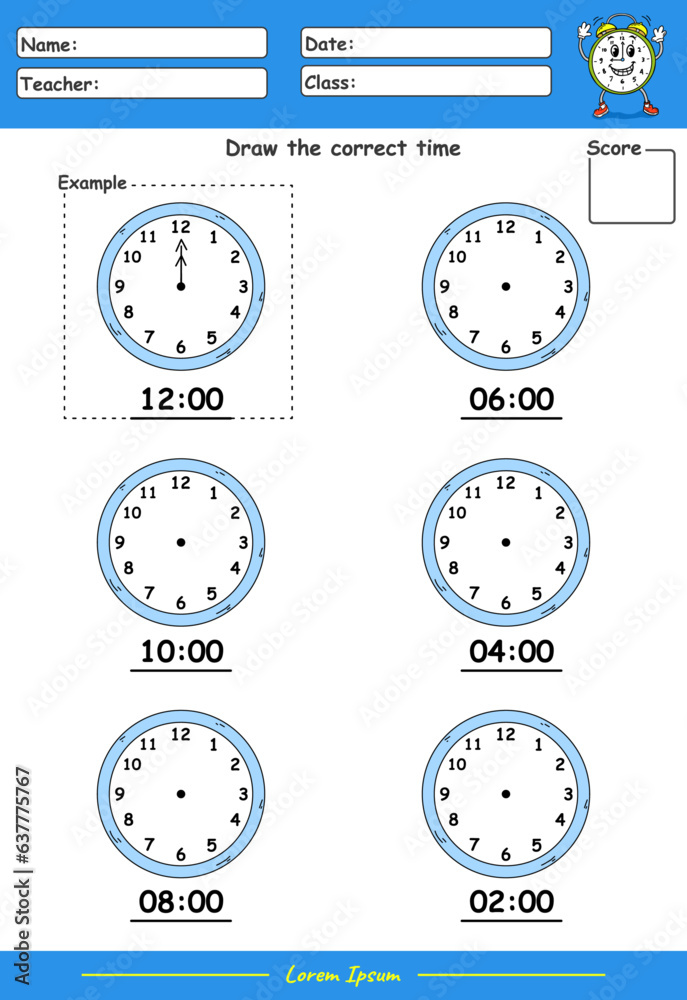 What is the time Worksheet part five What is the time Worksheet part five