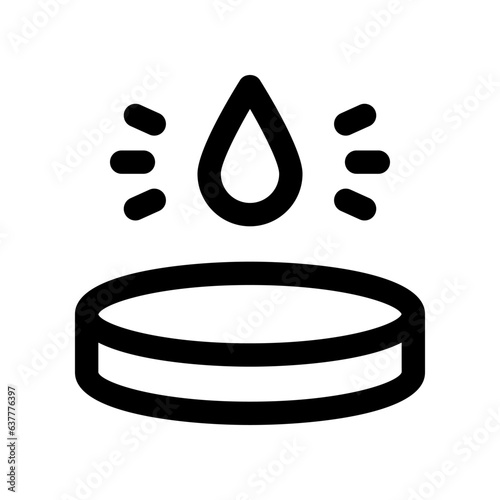 blood sample line icon. vector icon for your website, mobile, presentation, and logo design.