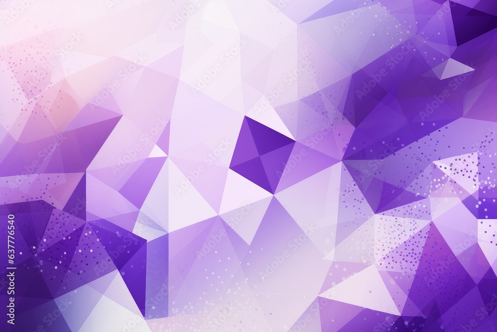 Obraz premium A vibrant abstract background with geometric triangles in shades of purple and white