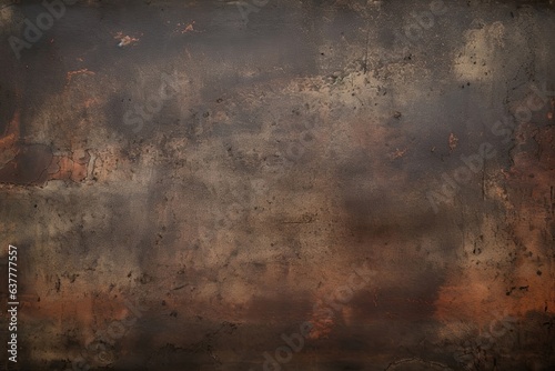 grunge dirty metal background or texture  Generative AI