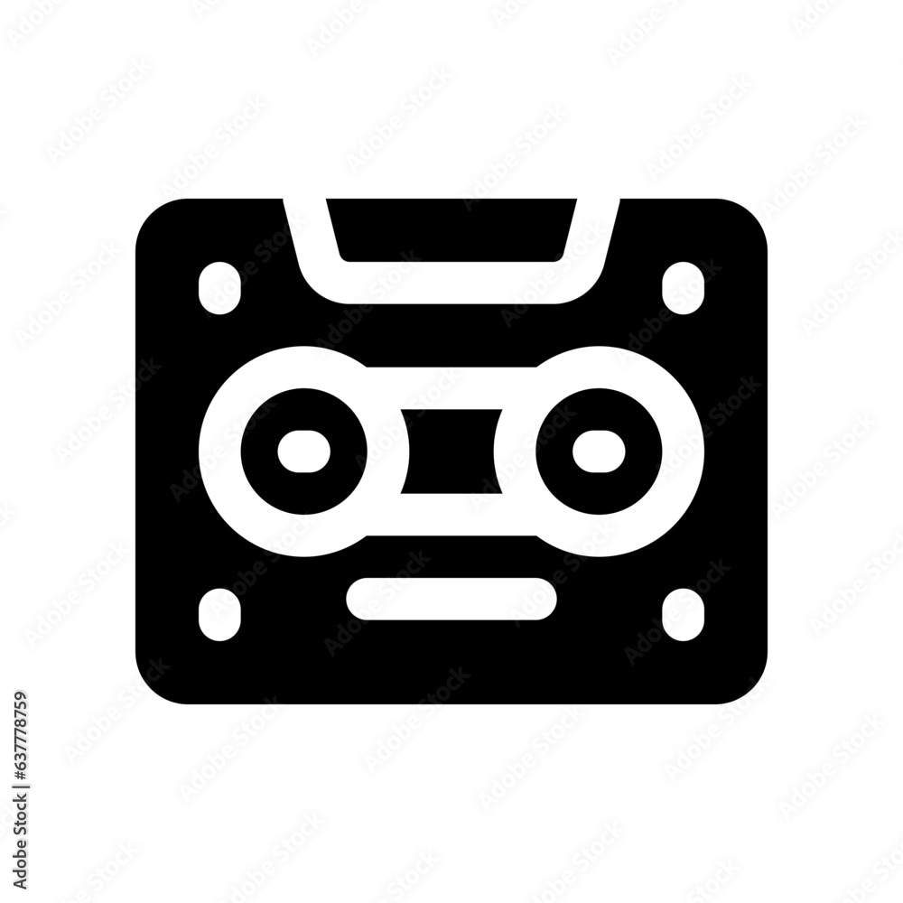 cassette icon. vector icon for your website, mobile, presentation, and logo design. cassette icon. vector icon for your website, mobile, presentation, and logo design.