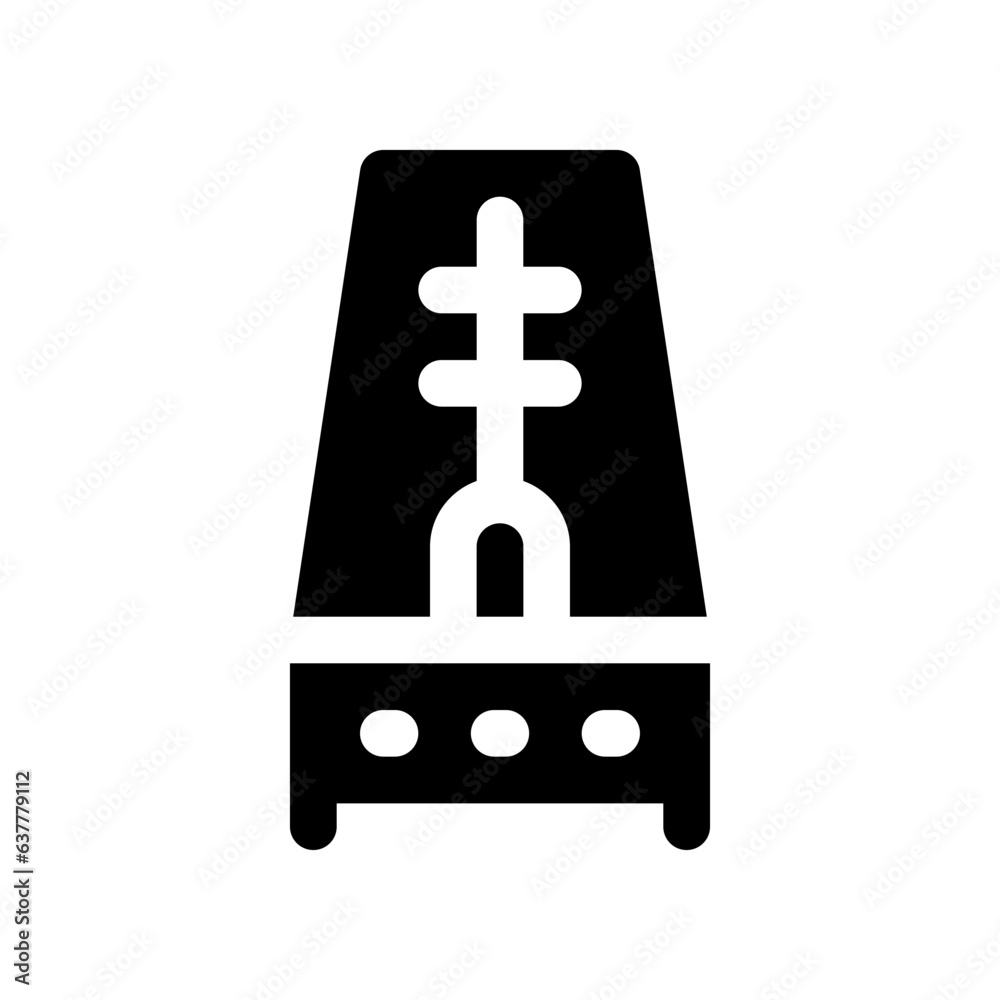 Fototapeta premium metronome icon. vector icon for your website, mobile, presentation, and logo design.