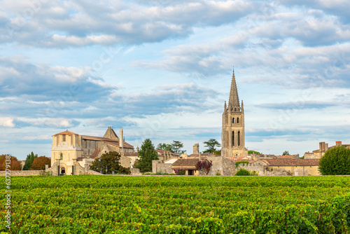 Vineyards of Saint Emilion, Bordeaux, Gironde, France Fototapeta