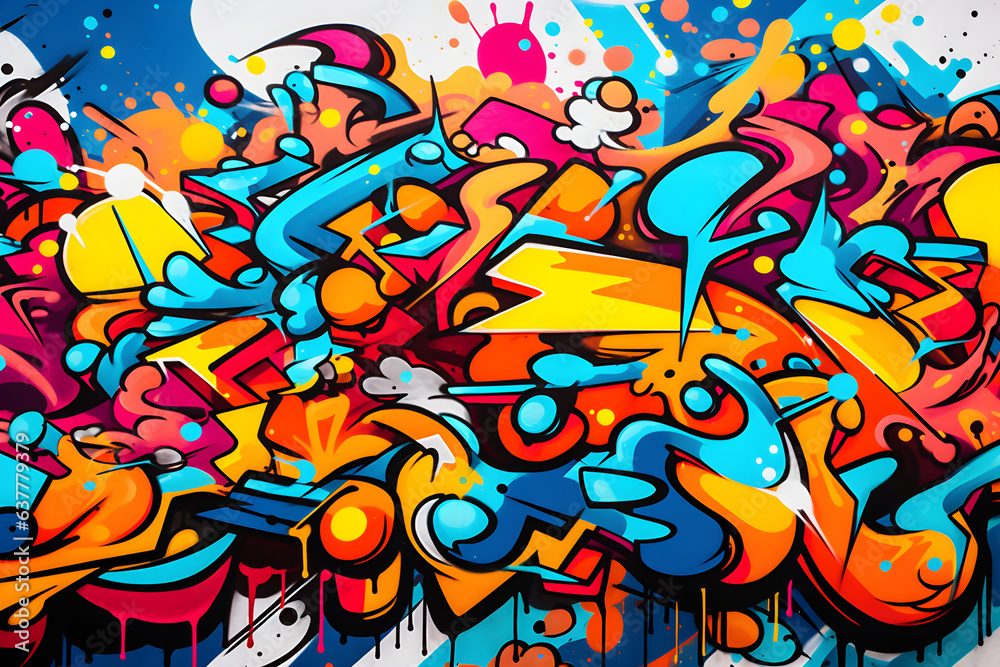 Fototapeta premium graffiti background