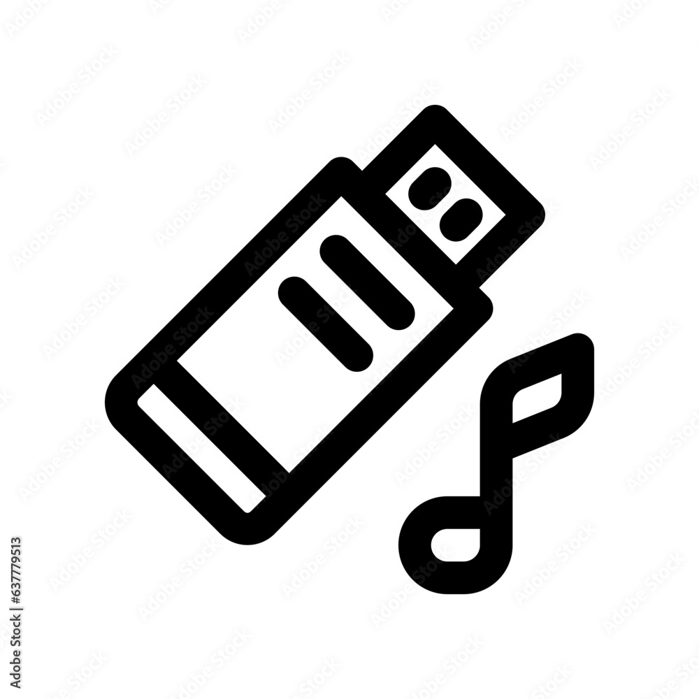 flash drive icon. vector icon for your website, mobile, presentation, and logo design. flash drive icon. vector icon for your website, mobile, presentation, and logo design.