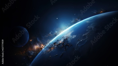 earth in space