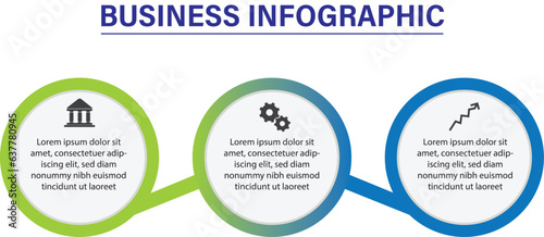 Business data visualization. timeline infographic icons designed for abstract background template stock illustration