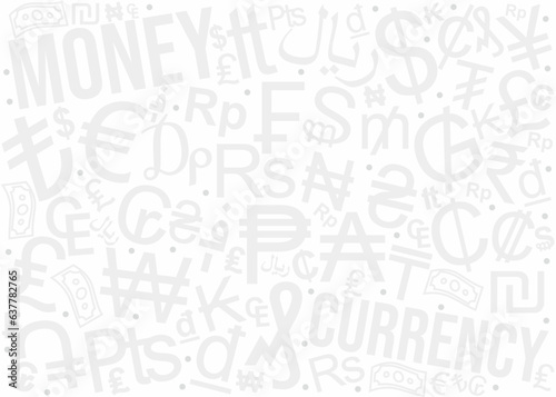 World currency pattern design