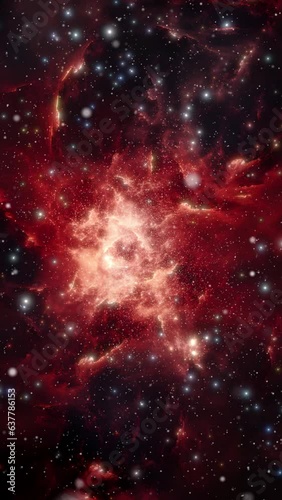 Wallpaper Mural A cluster of stars and galaxies in outer space. Torontodigital.ca